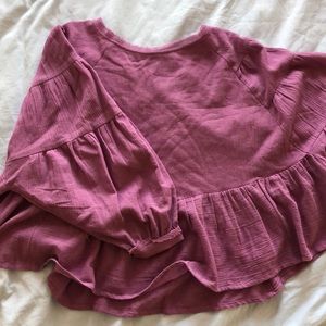 FREE PEOPLE PURPLE TUNIC